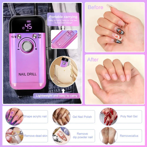 ProEdge Rechargeable Nail Drill Kit – Salon-Quality Nails at Home